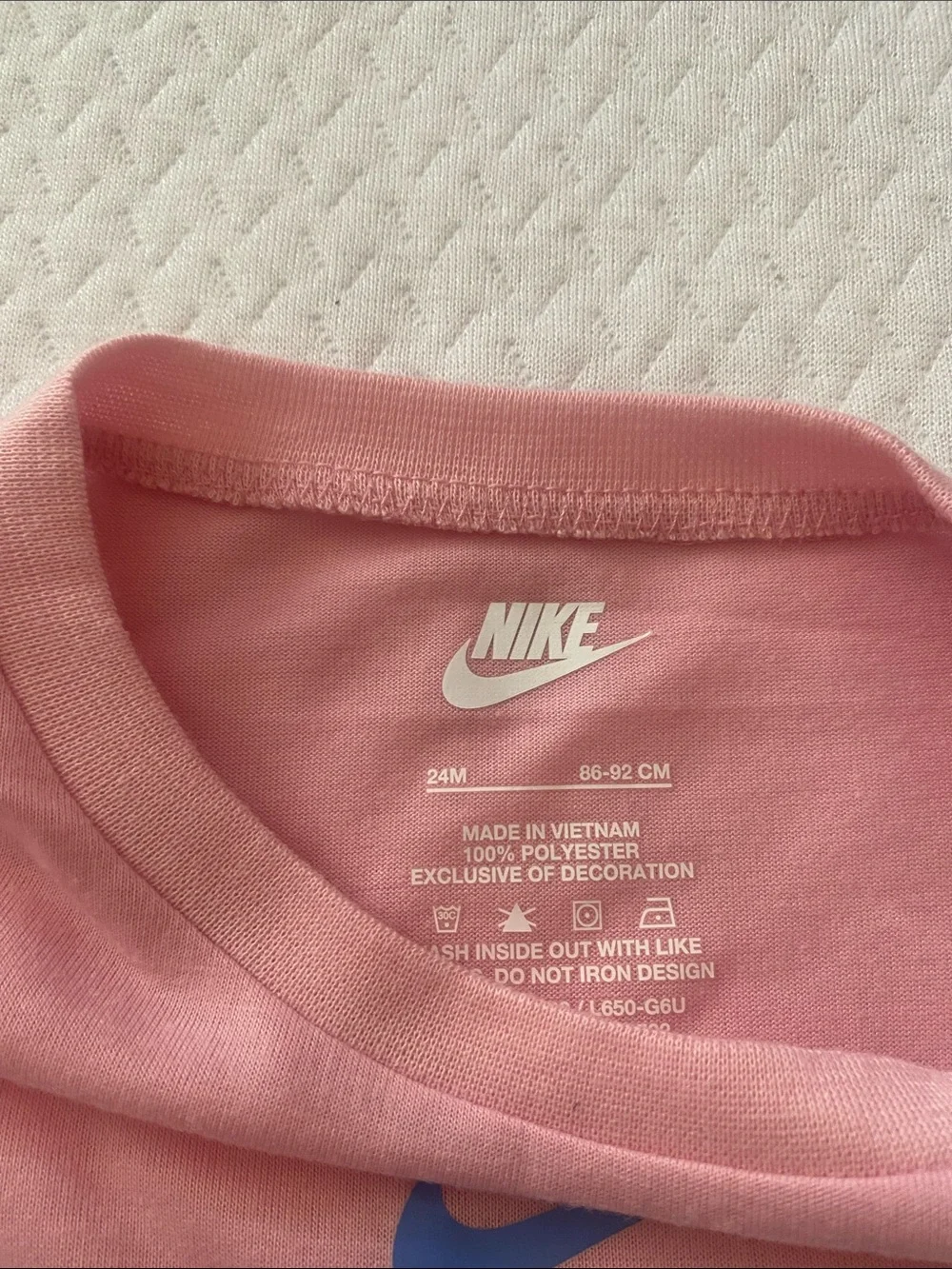 Nike Pink Long Sleeve Top with Silver Velvet Leggings and matching winter vest
